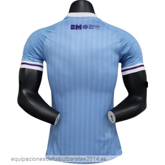 Nuevo 1ª Jugadores Camiseta Uruguay 2024 Azul Baratas